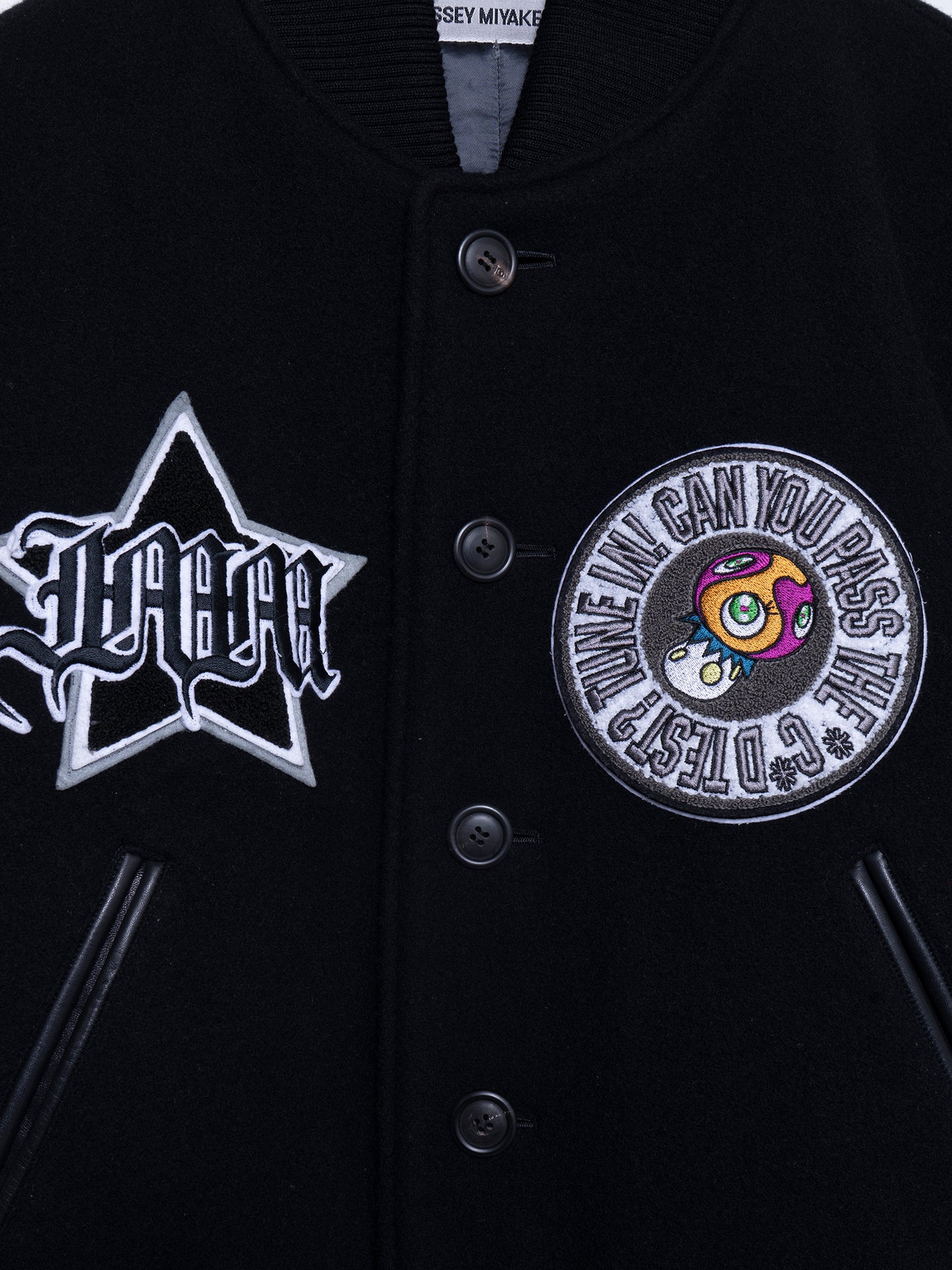 Takashi Murakami Patch Varsity Jacket