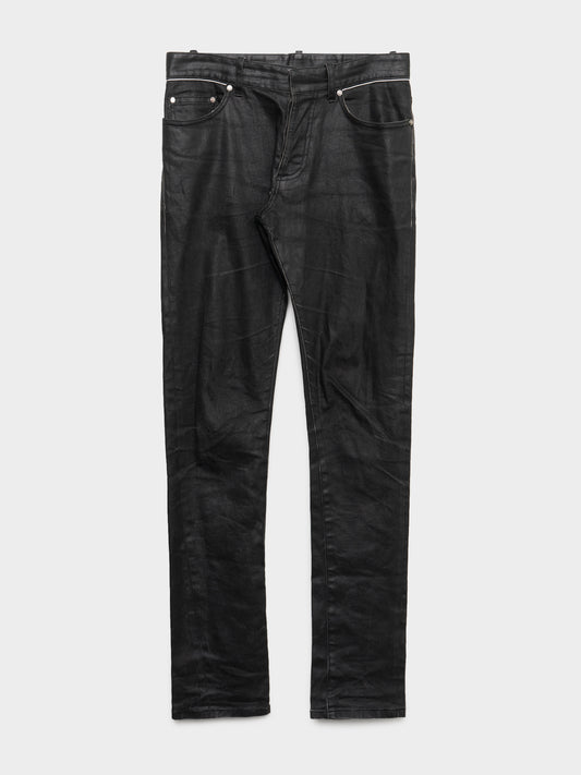 Waxed Skinny Jeans