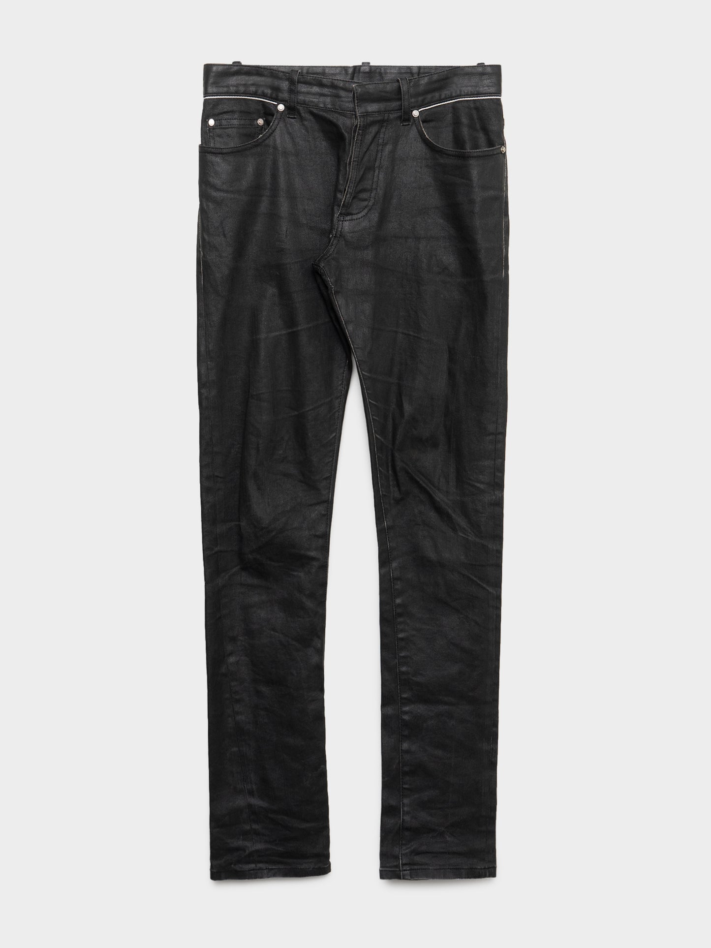 Waxed Skinny Jeans