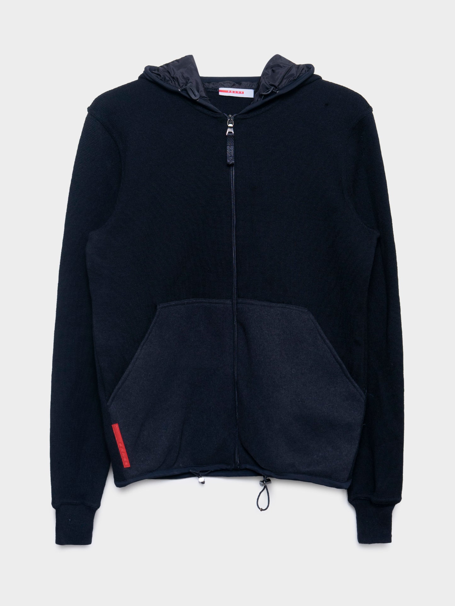 Knit Zip-up Hoodie