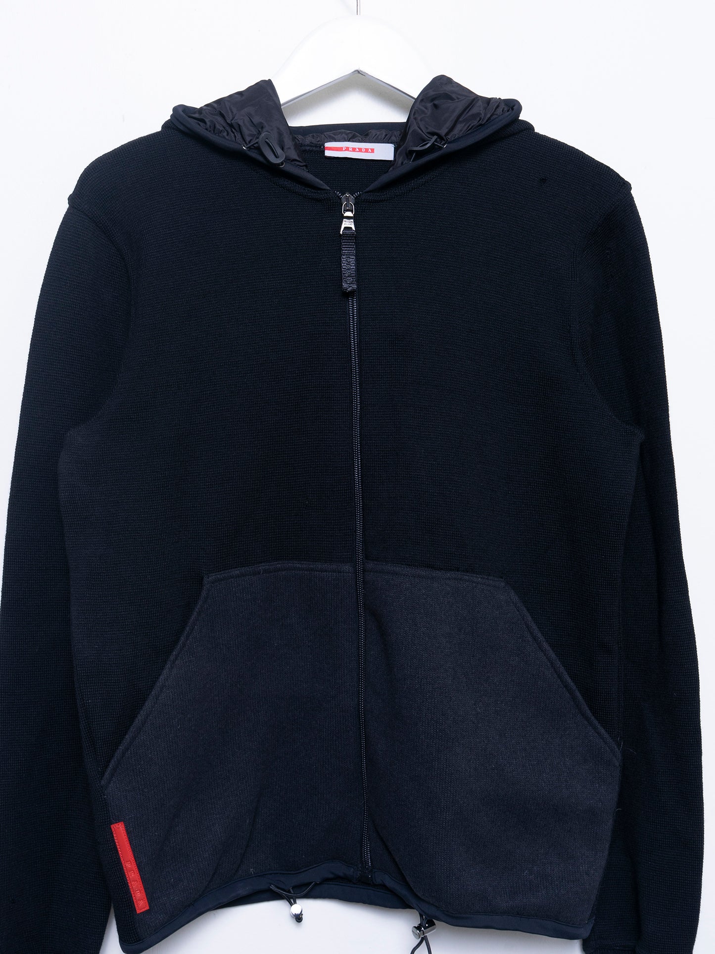 Knit Zip-up Hoodie