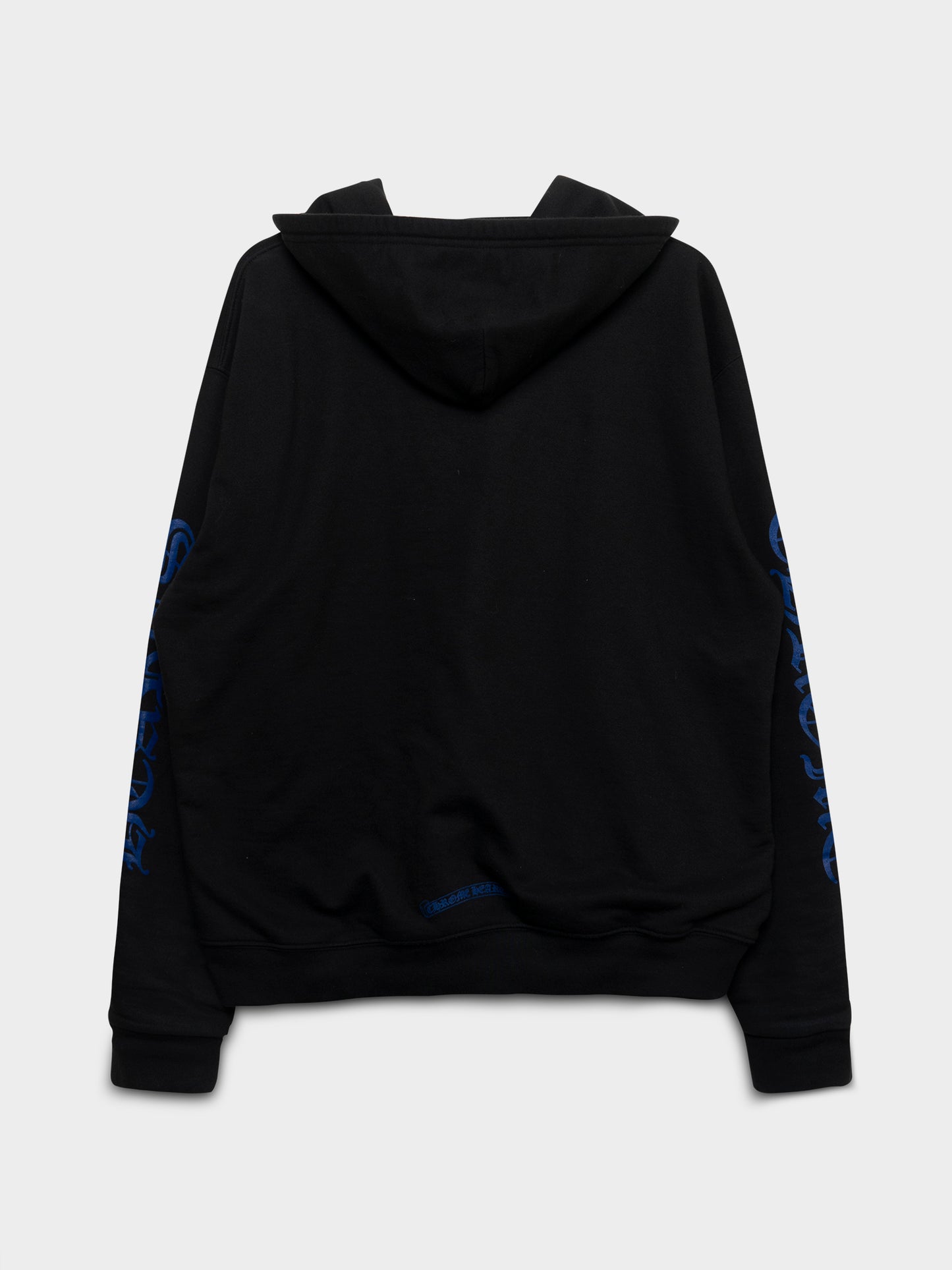 Blue Logo Zip-Up Hoodie