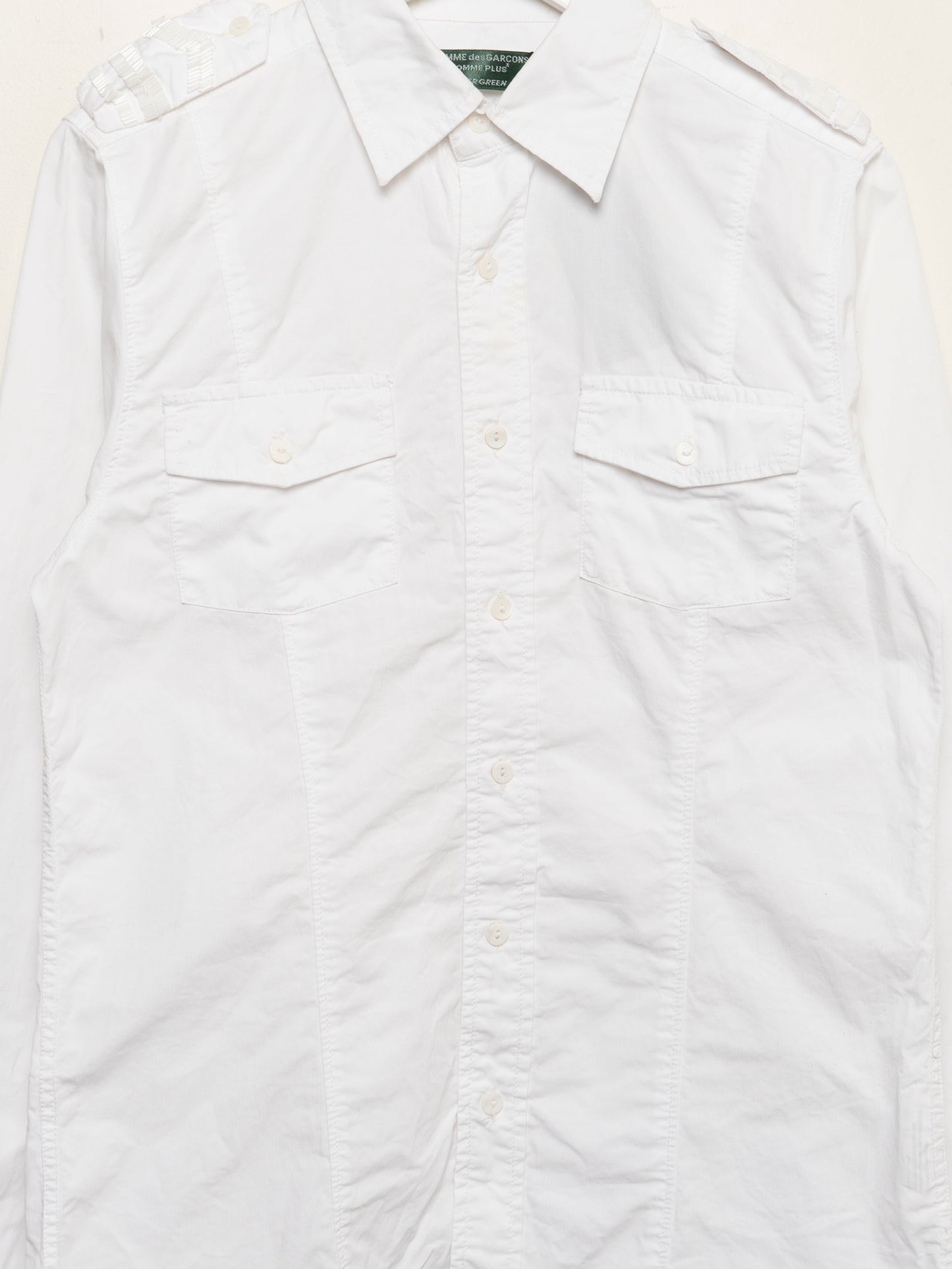 Evergreen Beaded Reworked Shirt