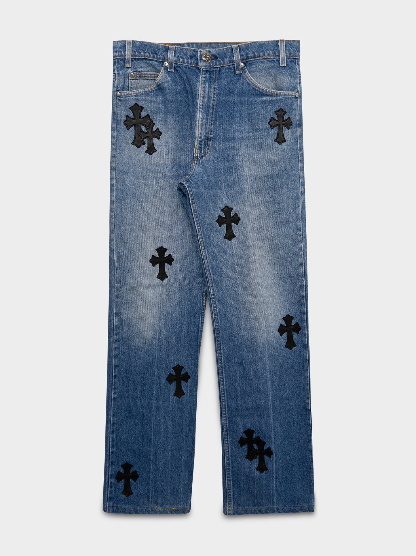 Blue Patched Levis 517