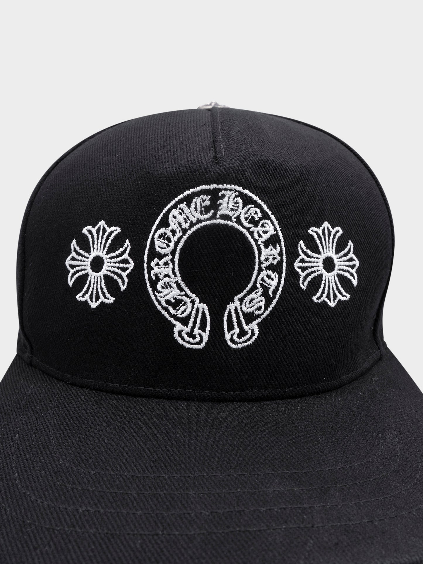 Embroidered Horseshoe Snapback Hat