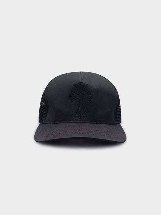 Embroidered Cross Trucker Hat