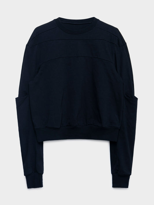 ‘Fogachine’ Elbow Cutout Crewneck