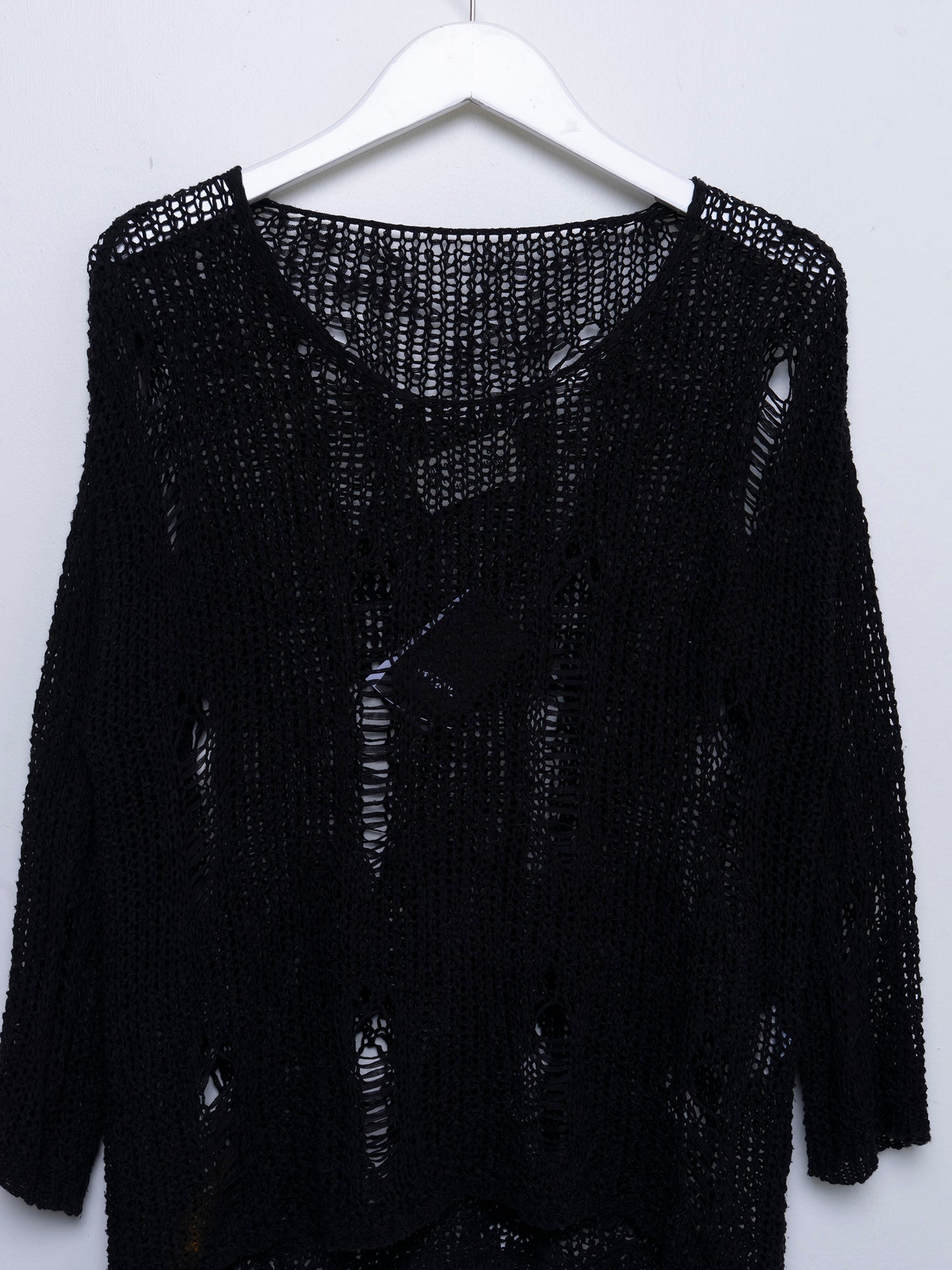 Spiderweb Knit Sweater
