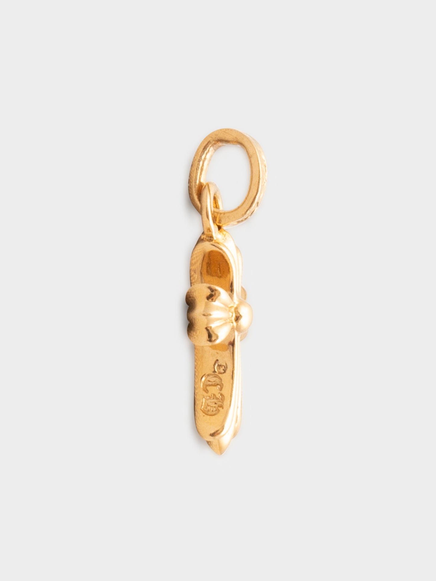 22k Pavé Blue Sapphire Baby Fat Pendant