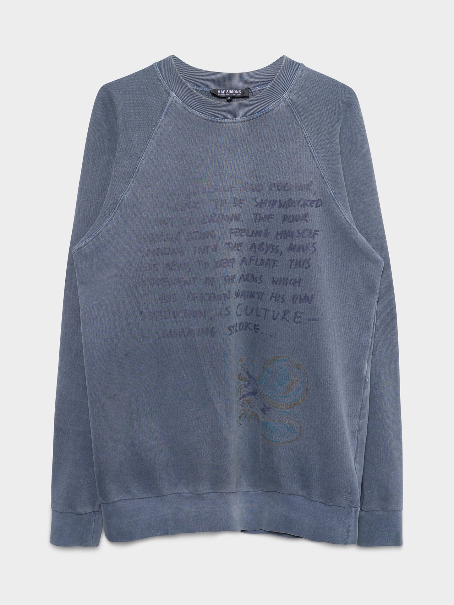 AW04 'Waves' Shipwreck Crewneck