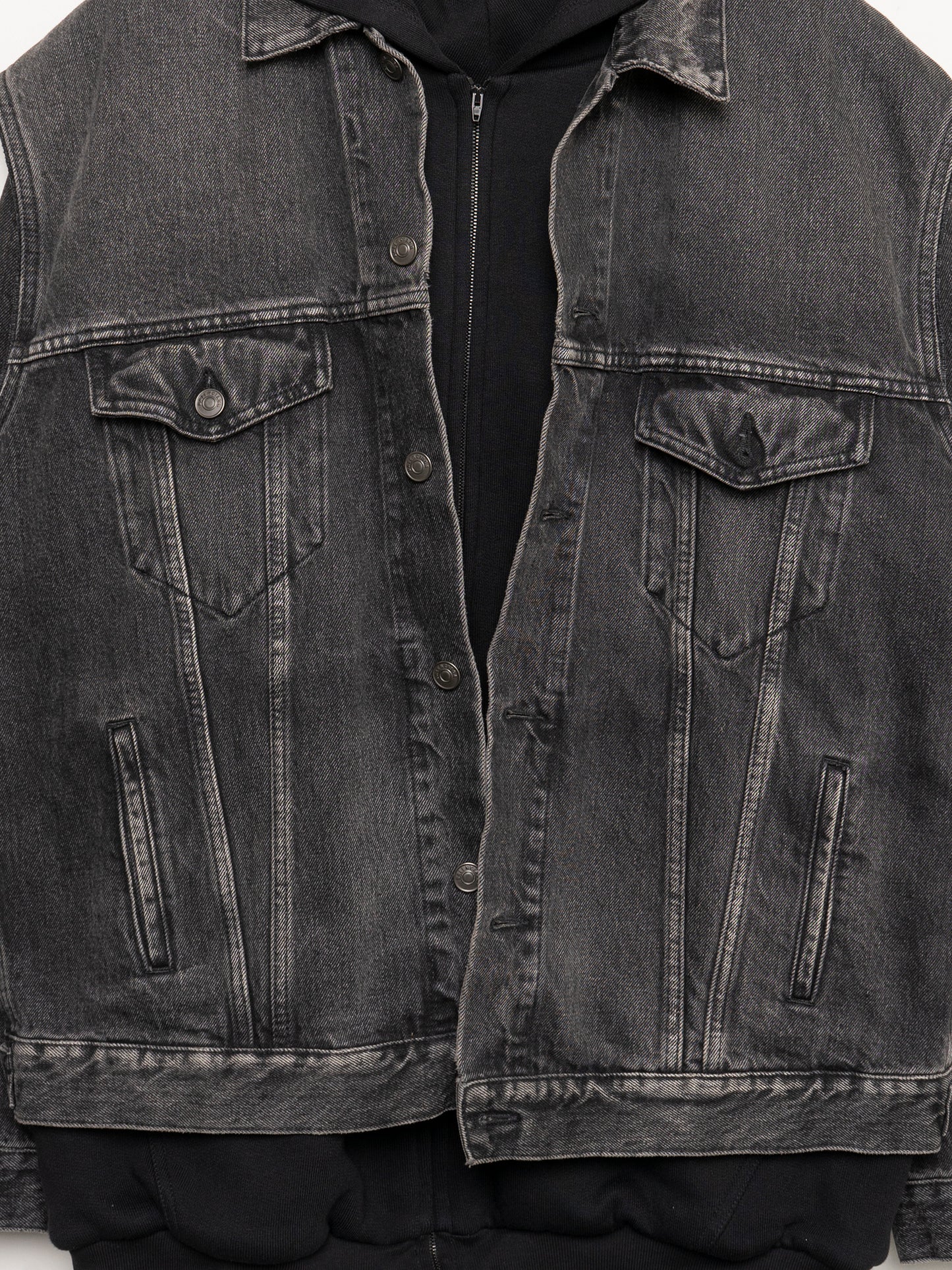 Twinset Hooded Denim Jacket