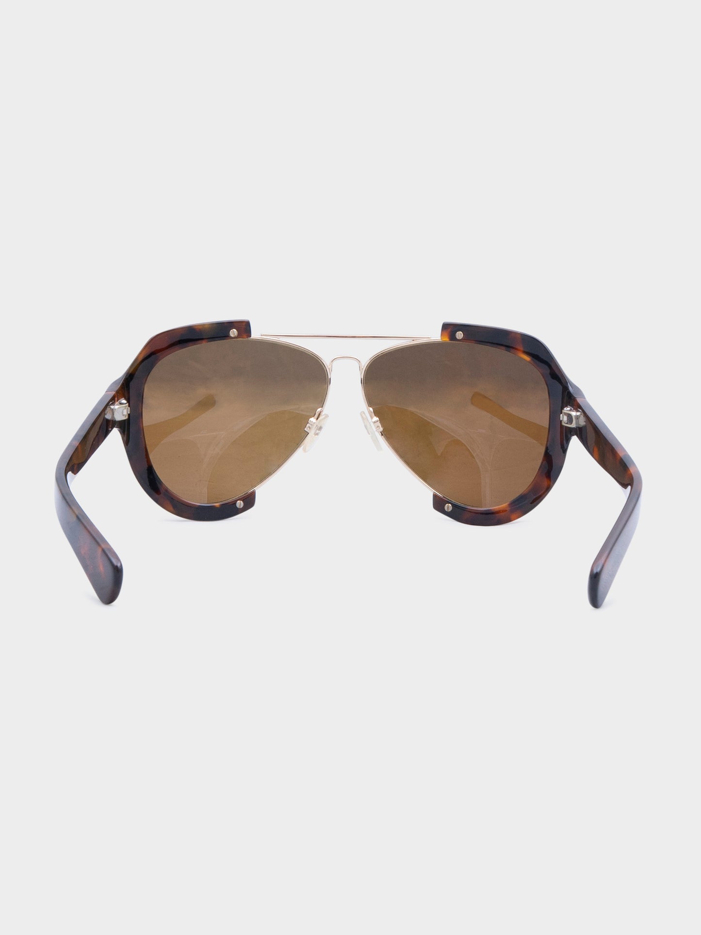 Half-Tortoise Half-Aviator Sunglasses