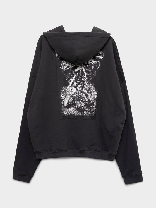 Heaven Will Burn Your Eyes Assemblage Zip-Up Hoodie