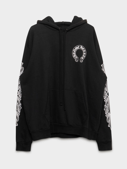Floral Horseshoe Hoodie