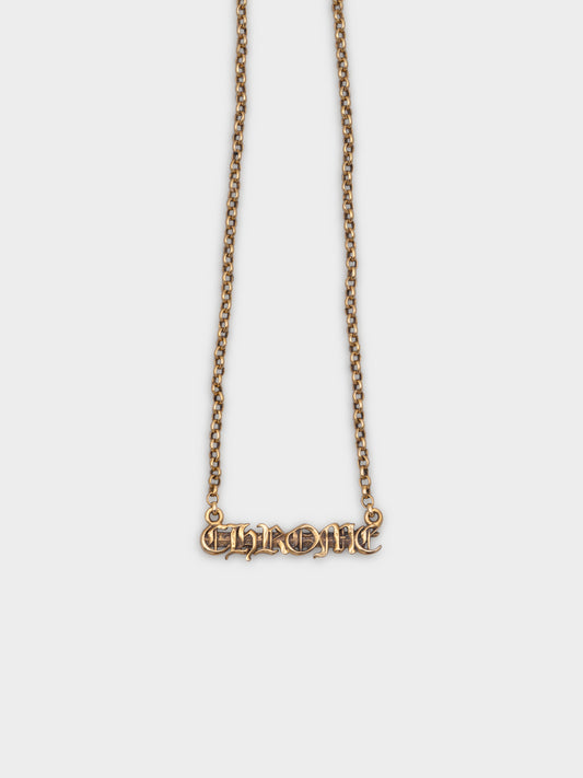 22k Spellout Necklace