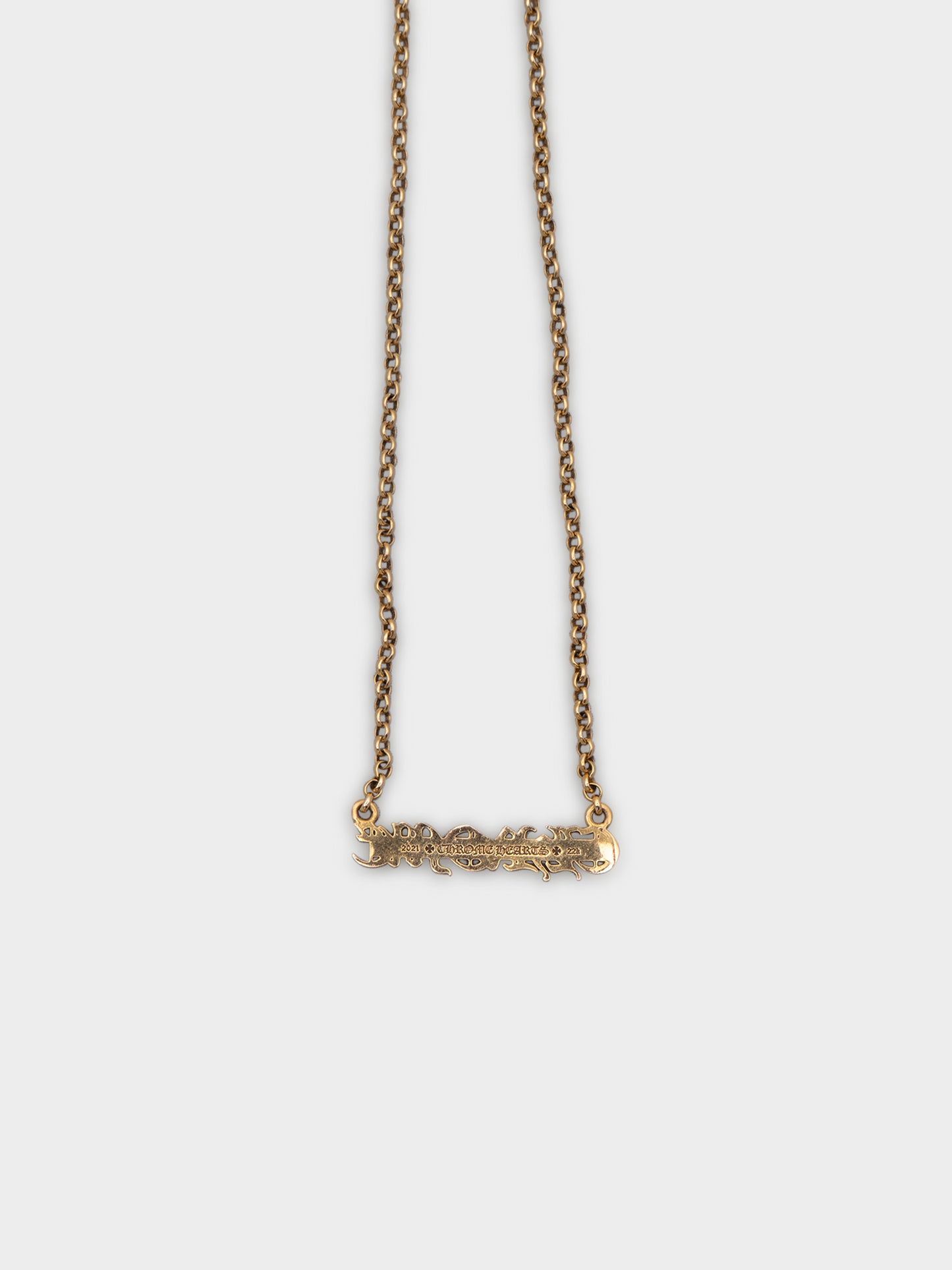 22k Spellout Necklace