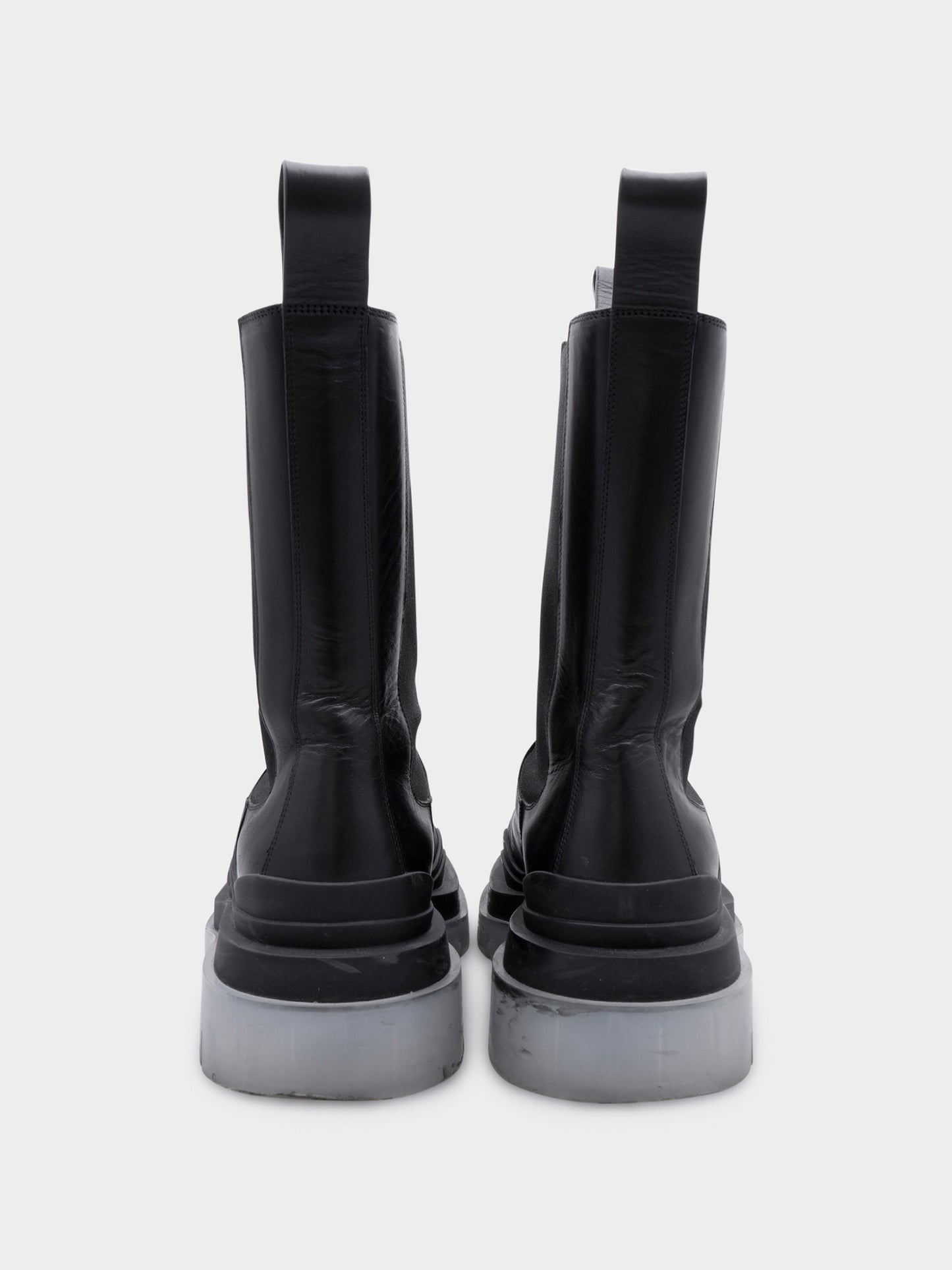 Clear Sole Tire Boots