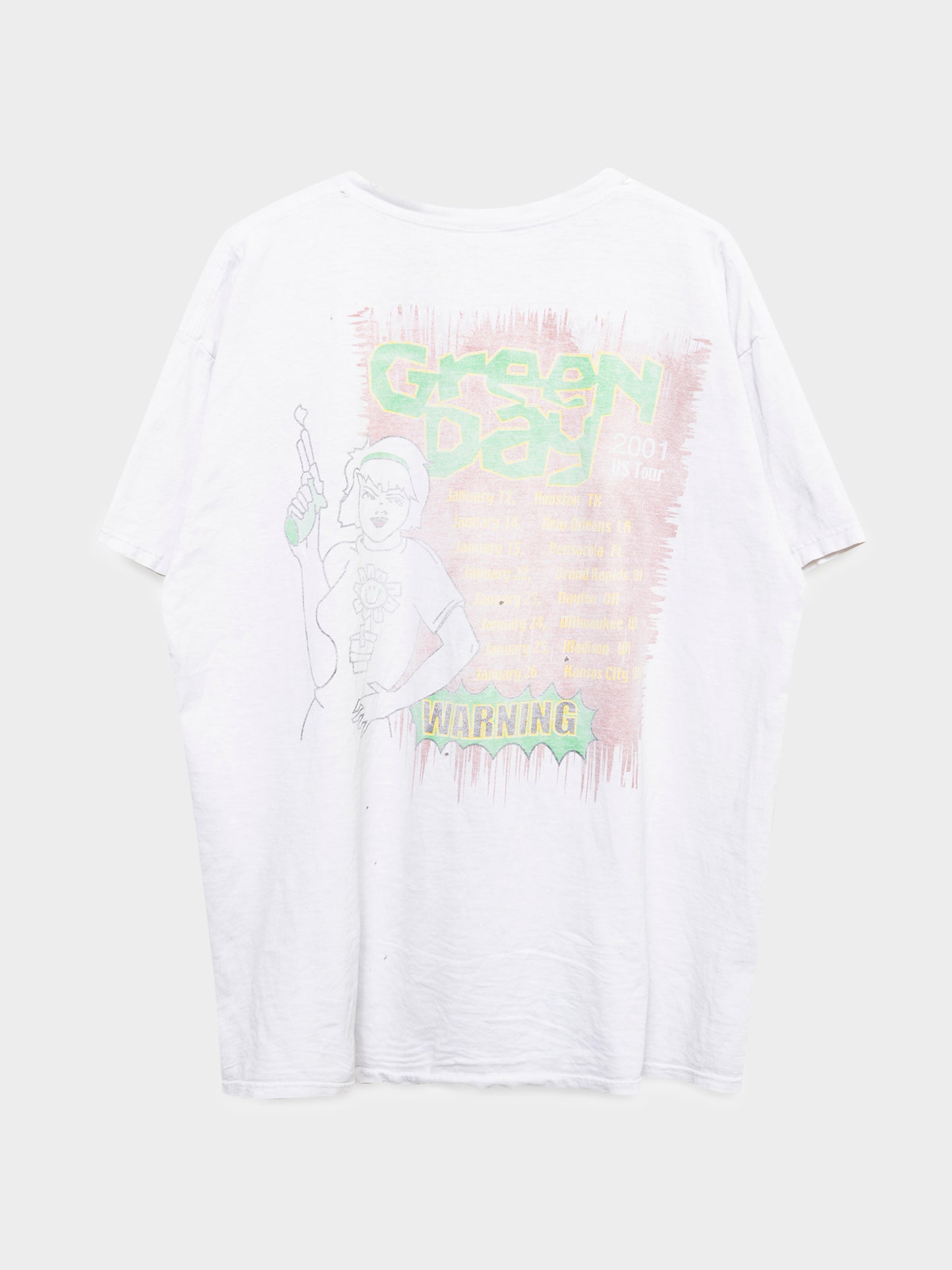 Green Day “Warning Tour 2001” T-Shirt