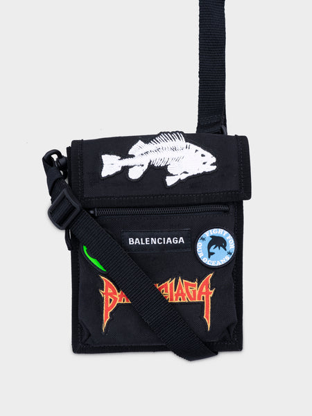 希少モデル 国内正規品 定価17万円 BALENCIAGA Explorer BALENCIAGA（バレンシアガ） ショルダーバッグ EXPLORER FLAP MES M