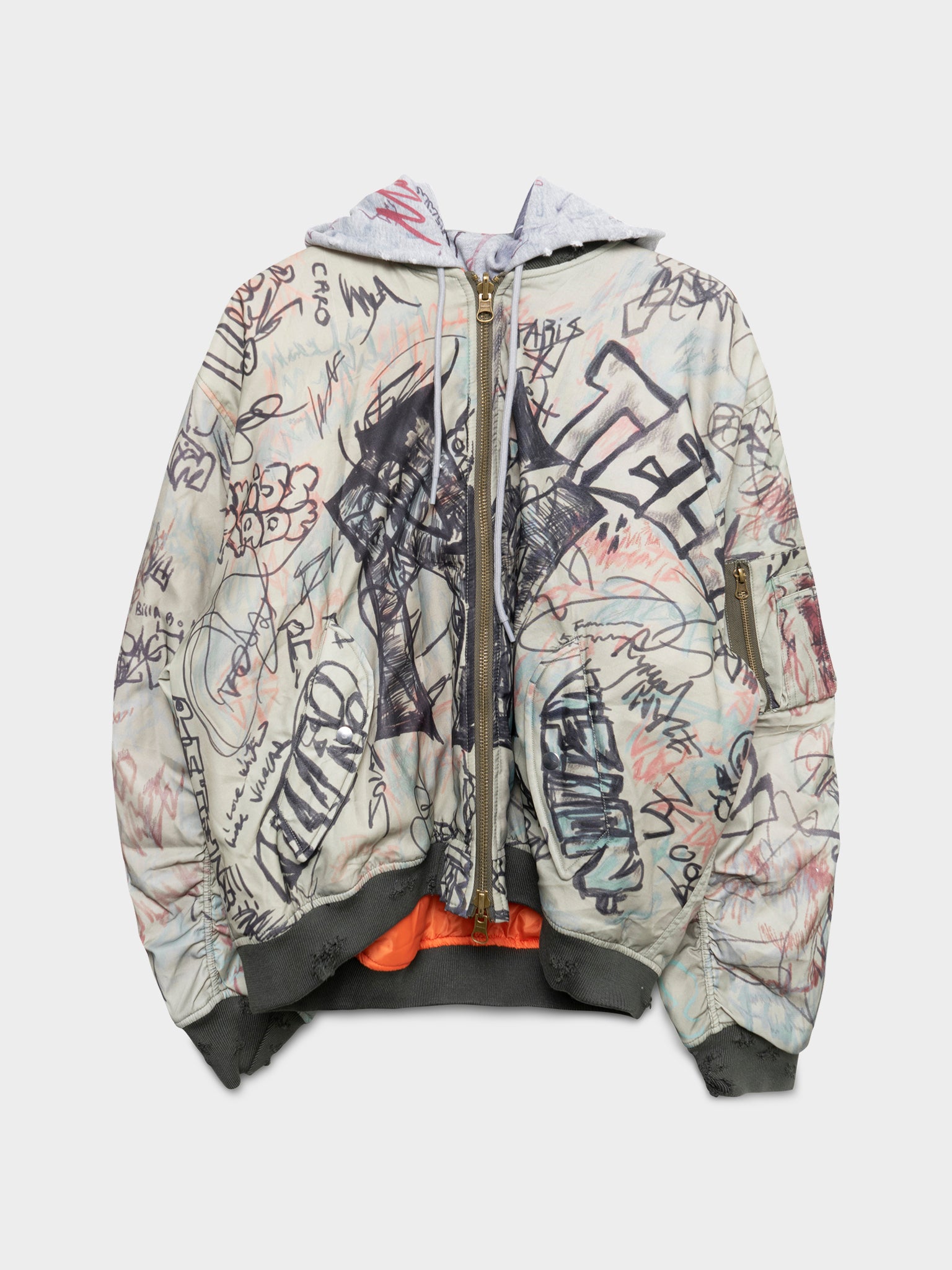 ジャケット・アウター mowalola graffiti bomber jacket 25aw GRAFFITI BOMBER – MOWALOLA