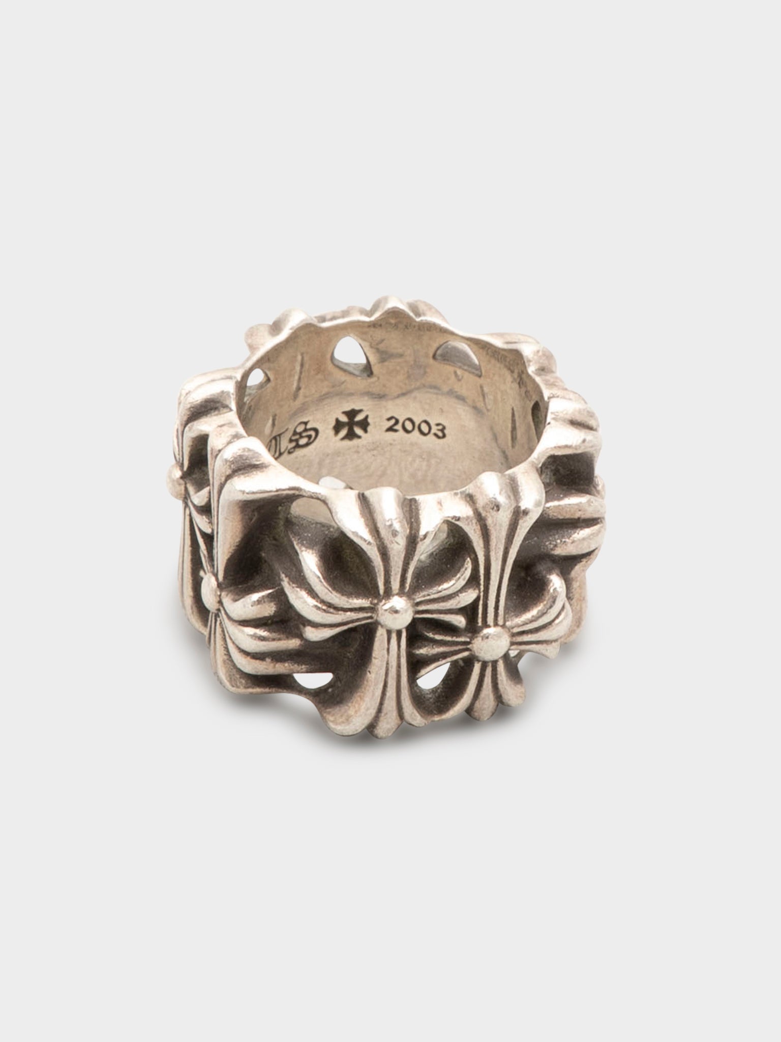 Chrome Hearts: Square Cemetery Ring | Groupie