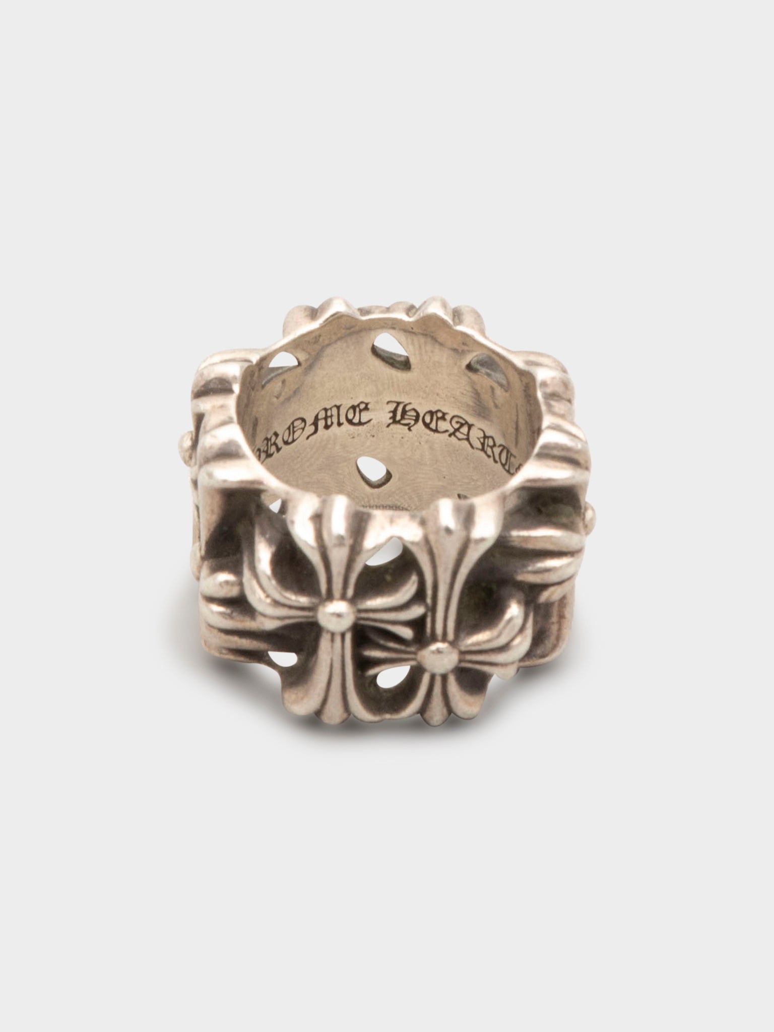 Chrome Hearts: Square Cemetery Ring | Groupie