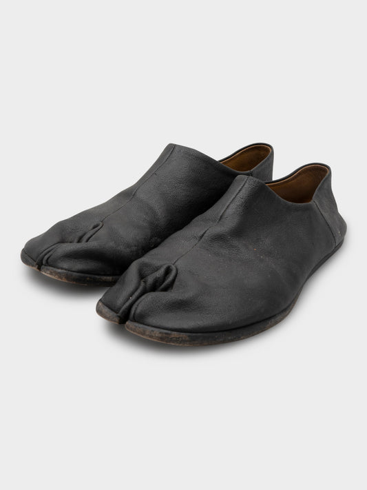 Leather Tabi Flats