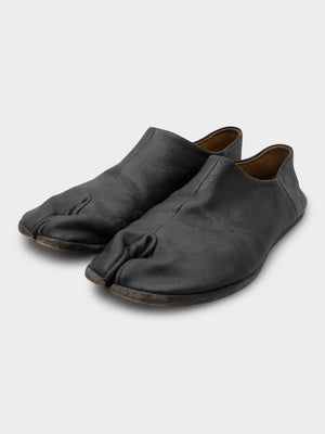 Leather Tabi Flats