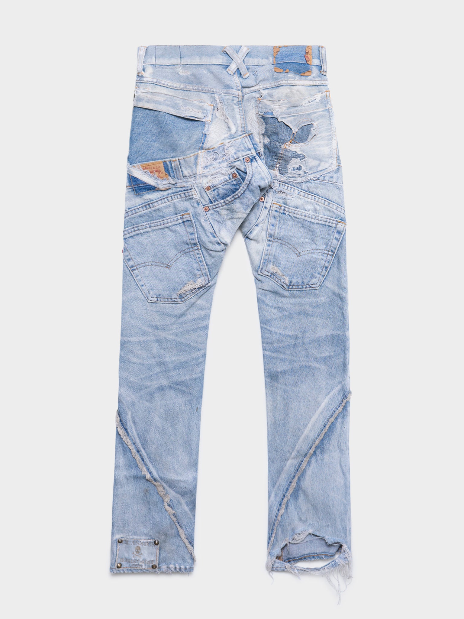 Buy 20471120 Paper x Mastermind Reconstructed Jeans Online at Groupie