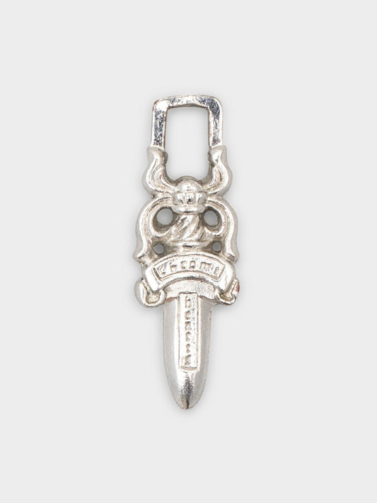 Rhodium Small Dagger Pendant