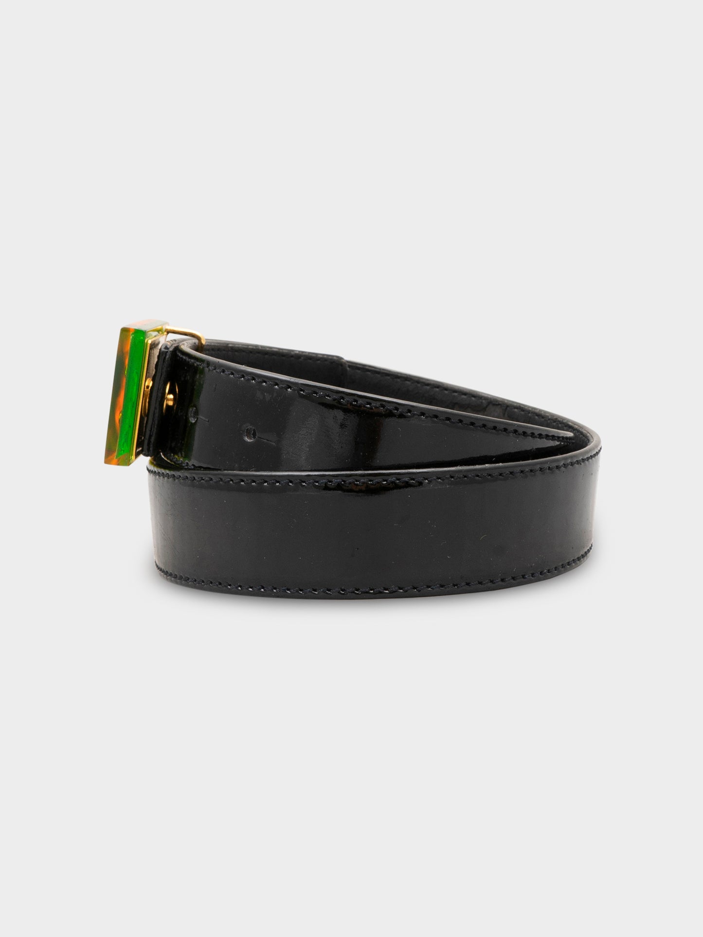 Iridescent CC Logo Belt