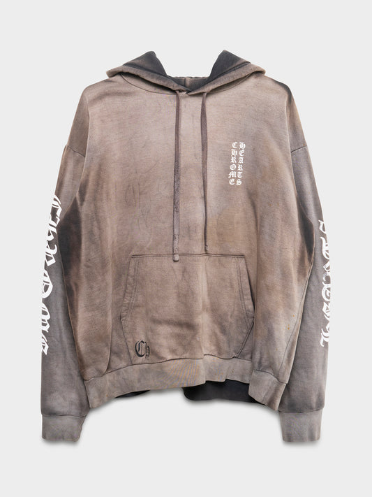 Thrashed Vertical Logo Hoodie