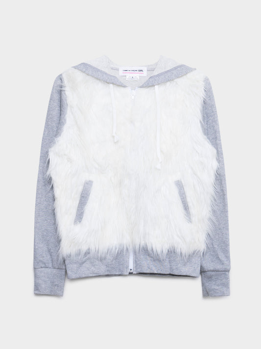Faux Fur Hoodie