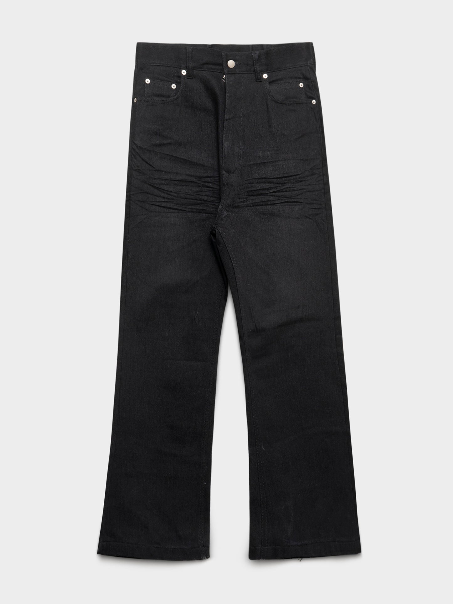 Luxor Bolan Raw Denim Flared Jeans
