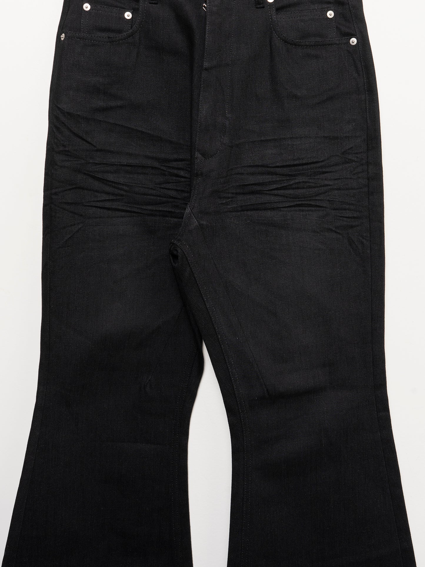 Luxor Bolan Raw Denim Flared Jeans