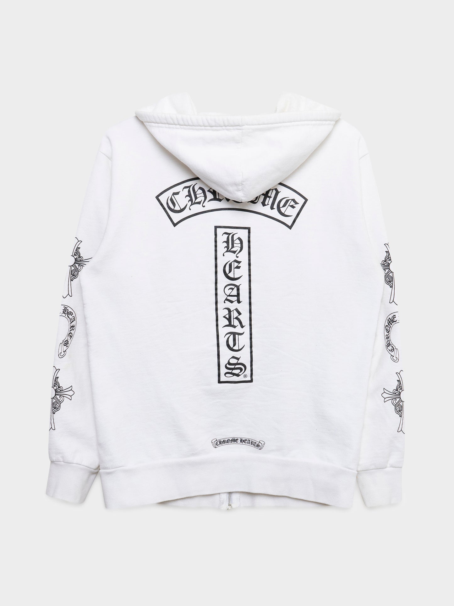Multi Logo T-Bar Zip-Up Hoodie