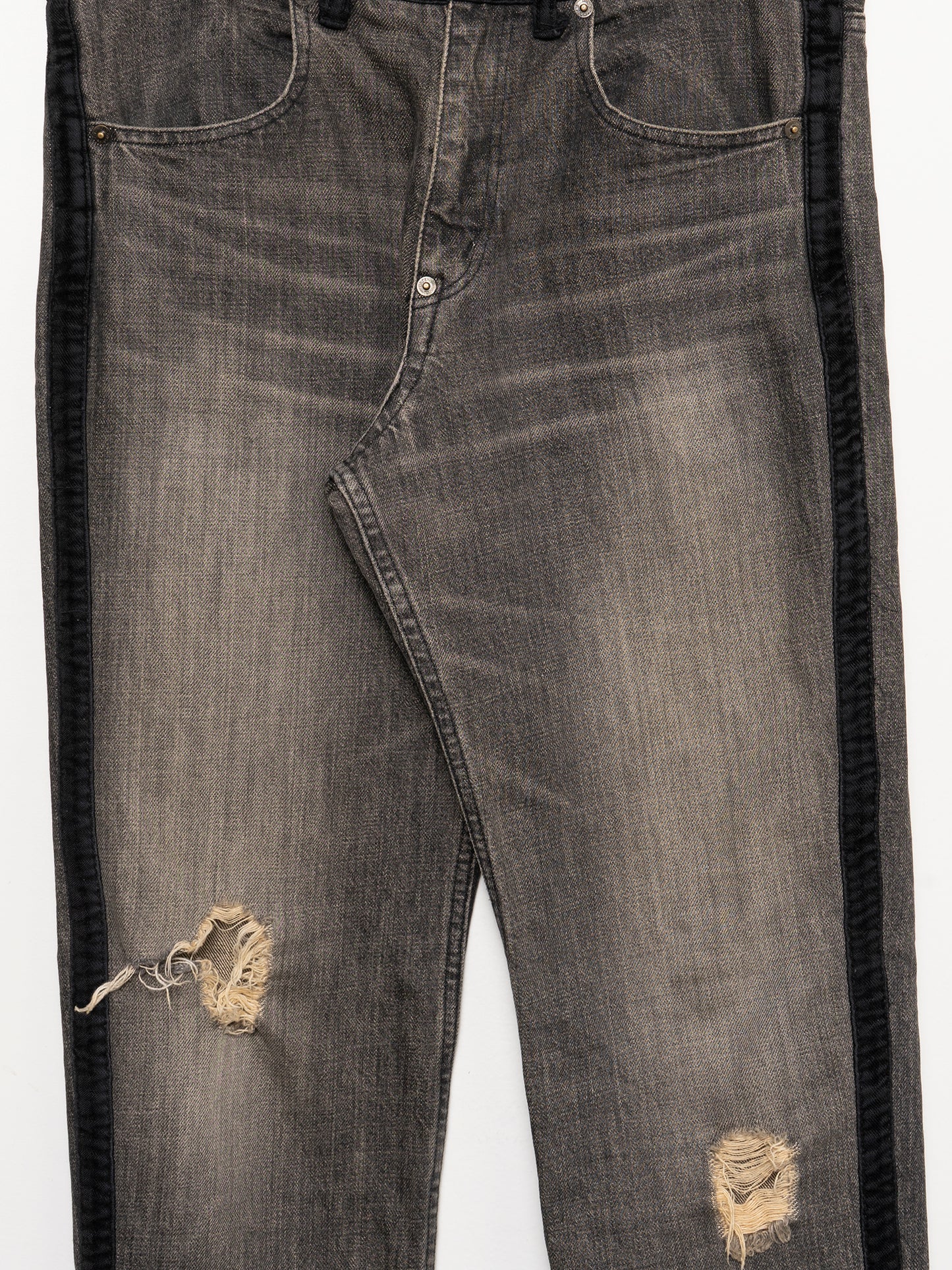 'Witch’s Cell Division' Velour Trim Jeans