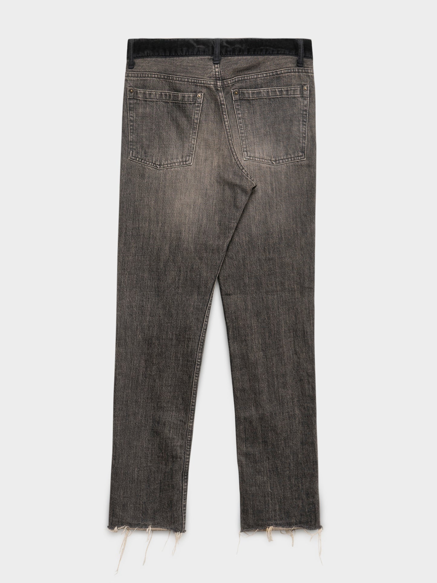 'Witch’s Cell Division' Velour Trim Jeans