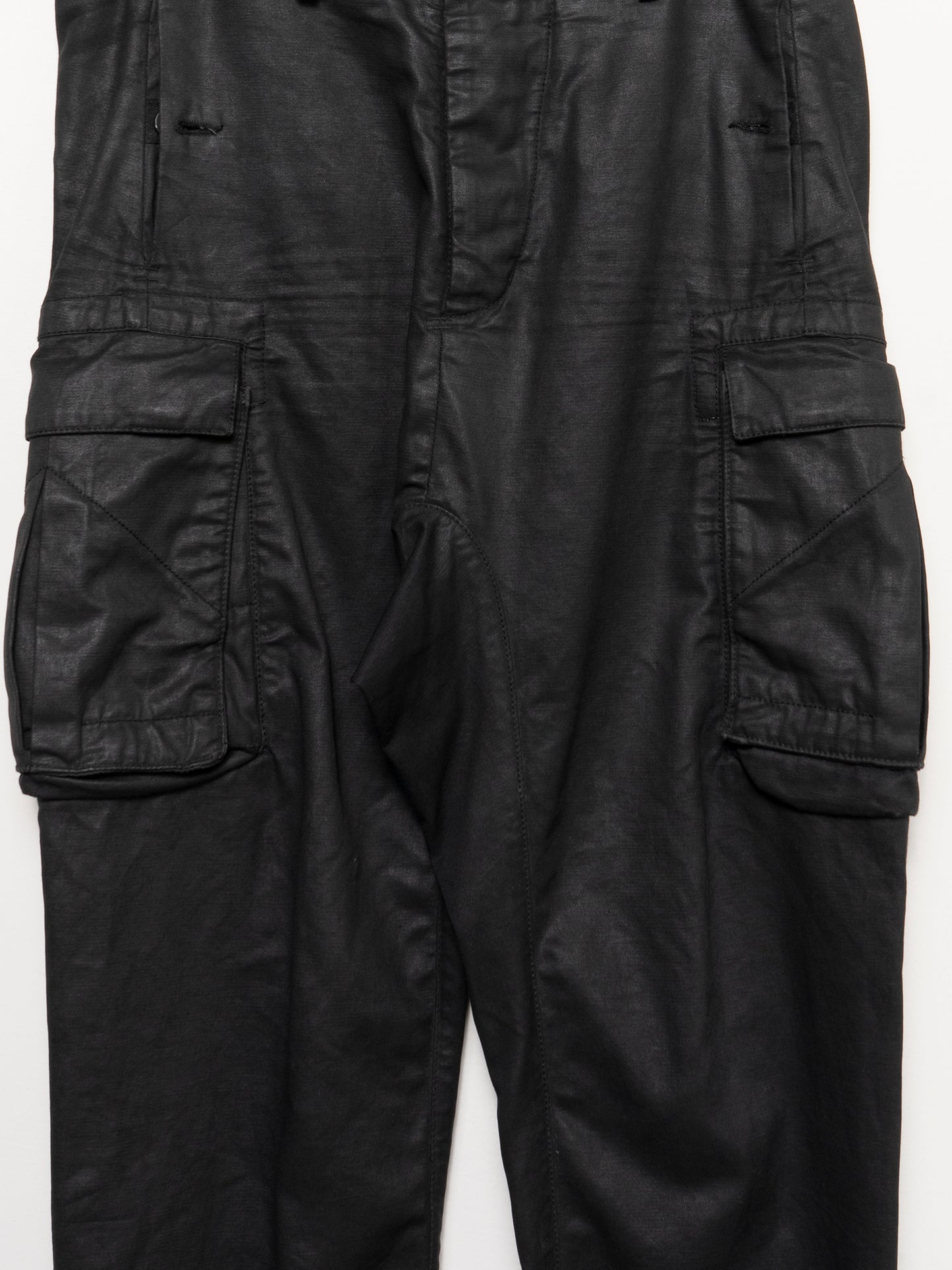 Waxed Cargo Pants