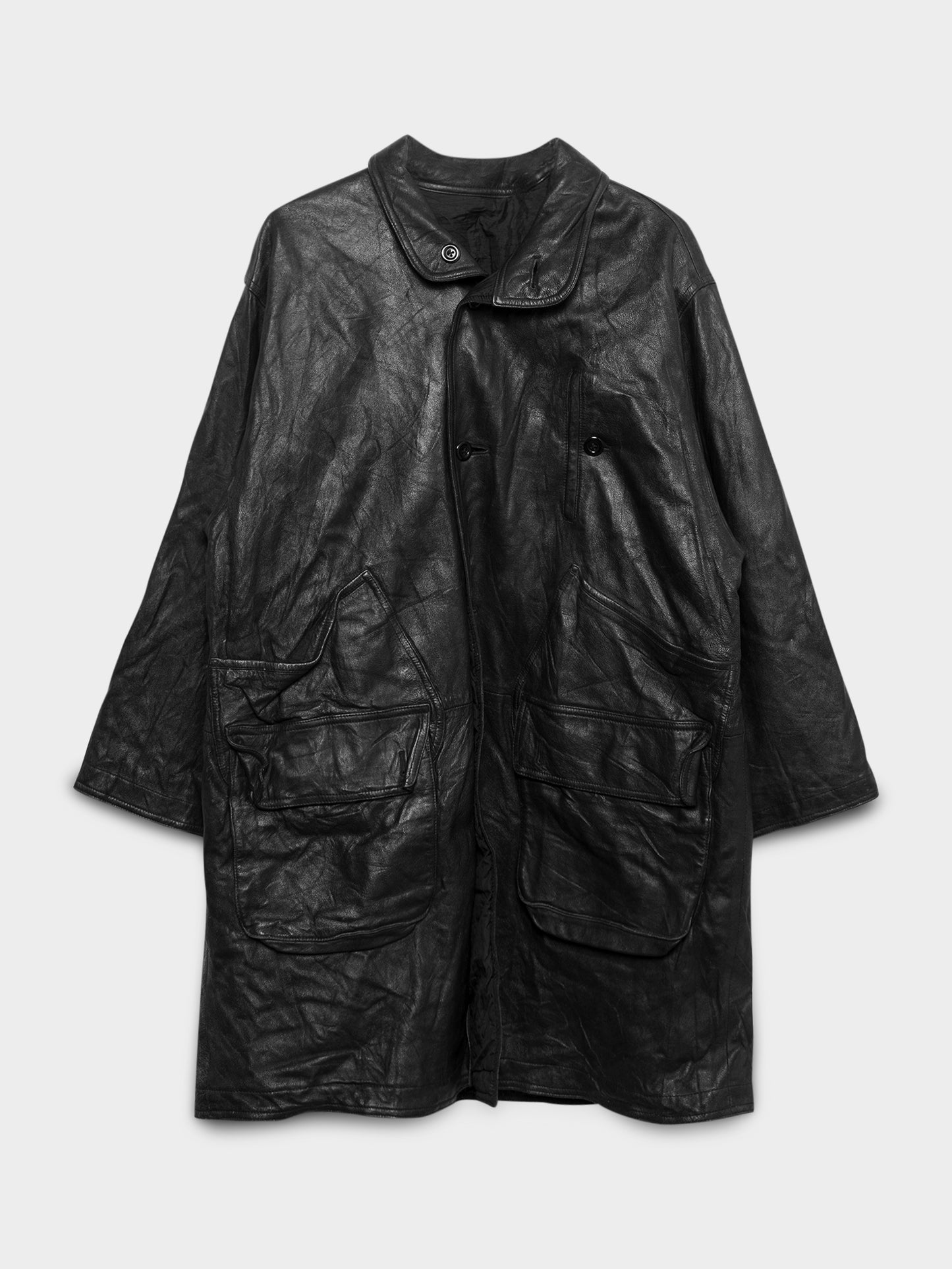 Sport Leather Reversible Parka