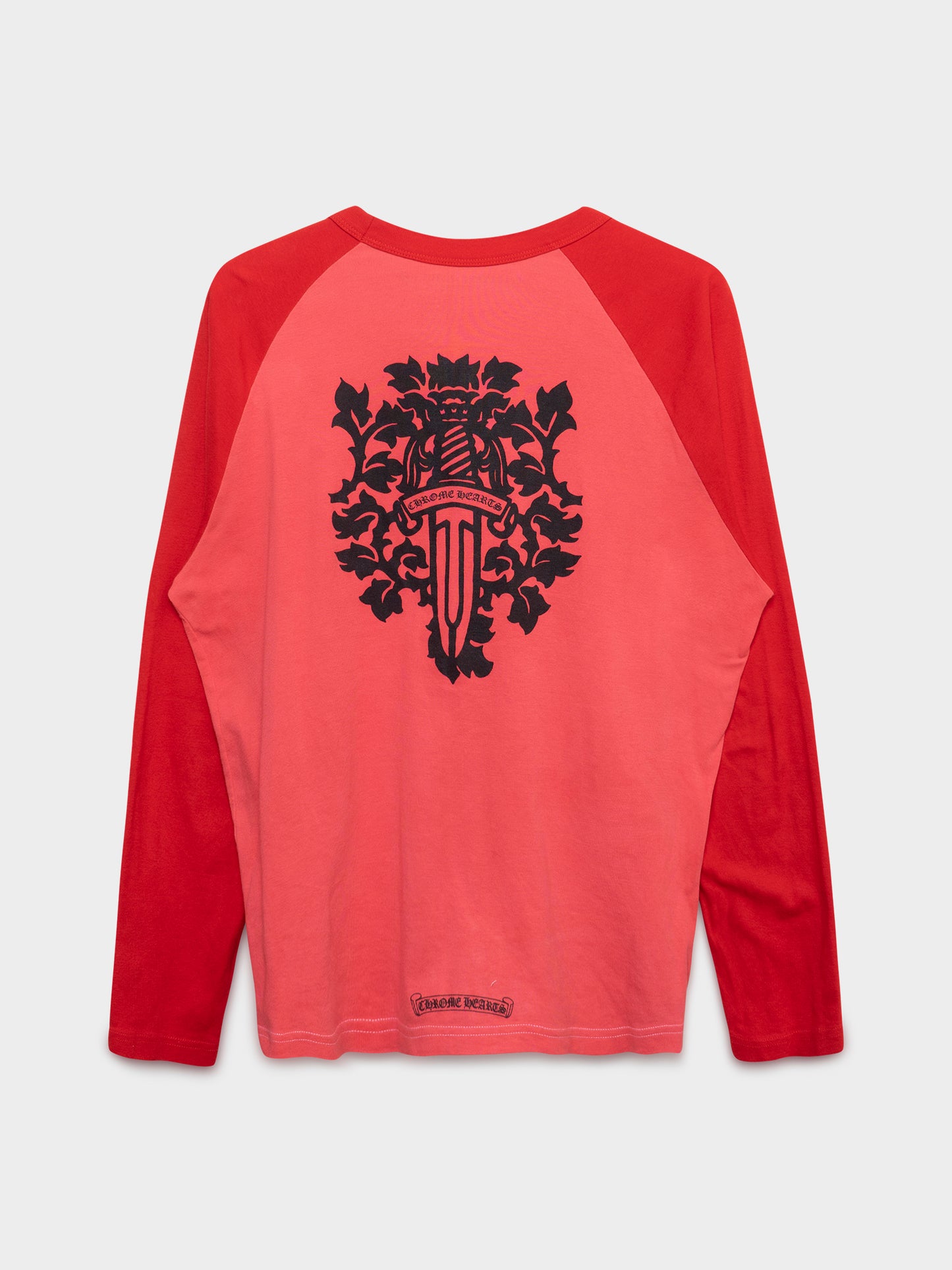 Red Dagger Longsleeve Baseball Shirt