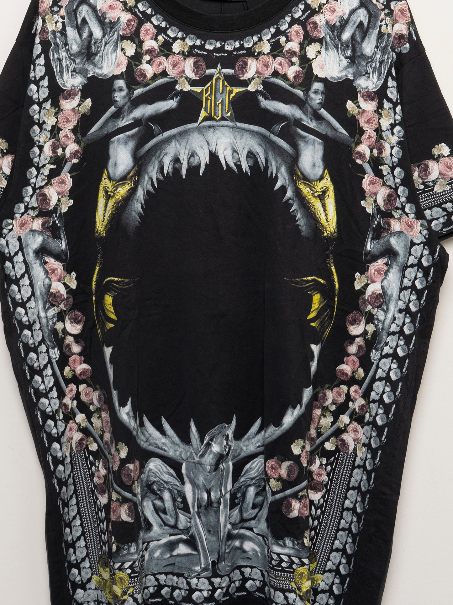 Floral Shark T-shirt