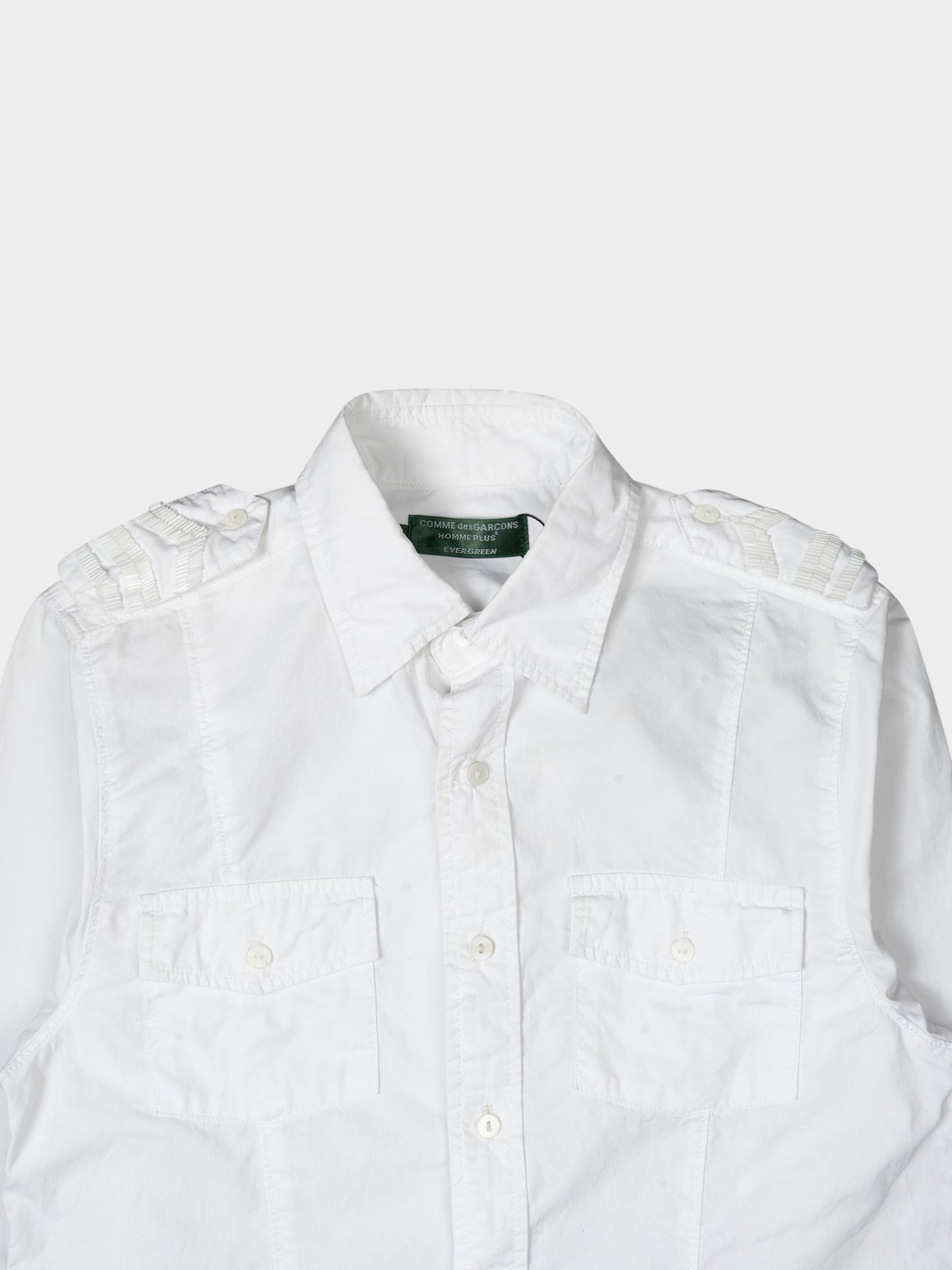 Evergreen Beaded Reworked Shirt