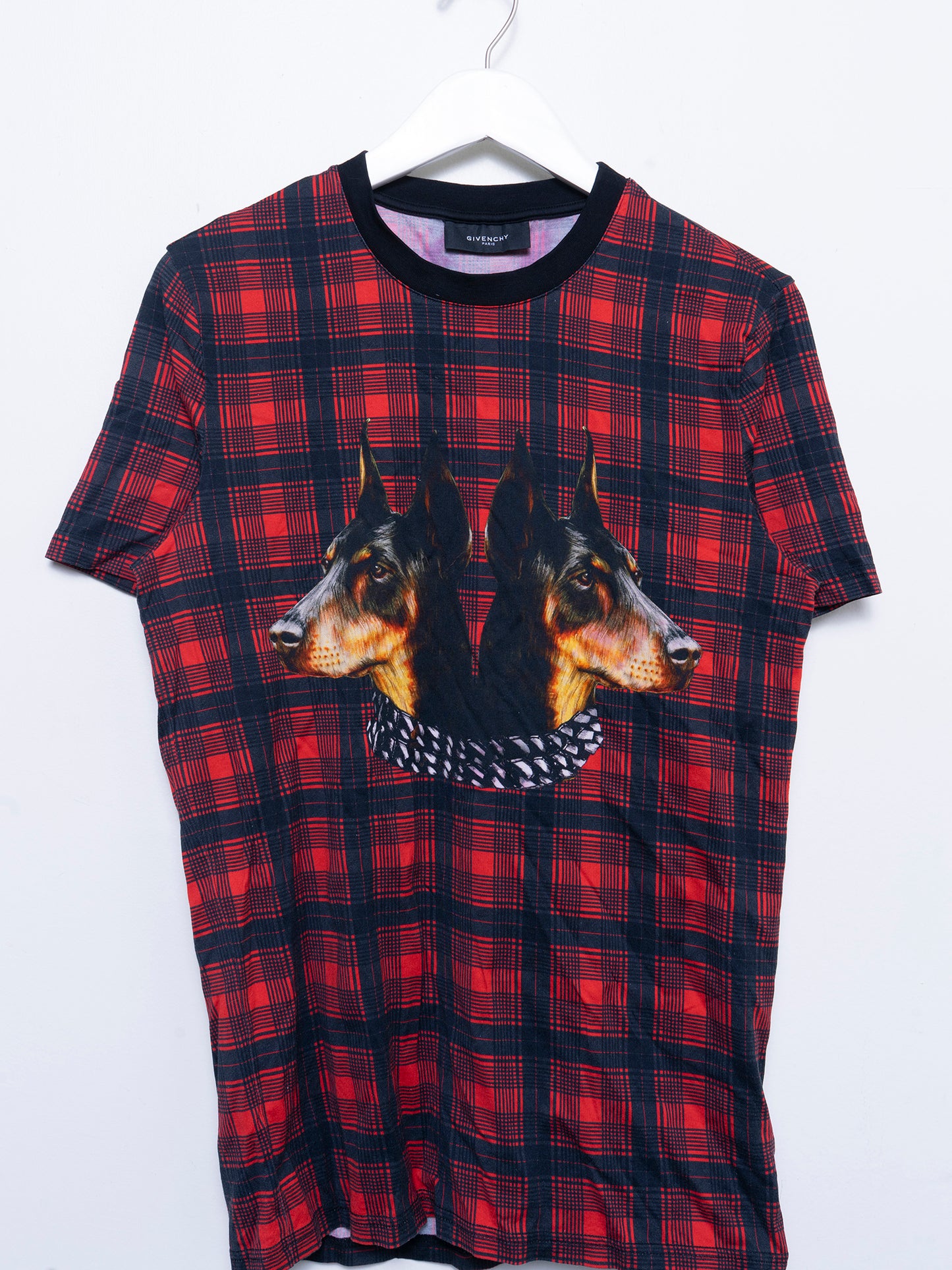Tartan Doberman T-shirt