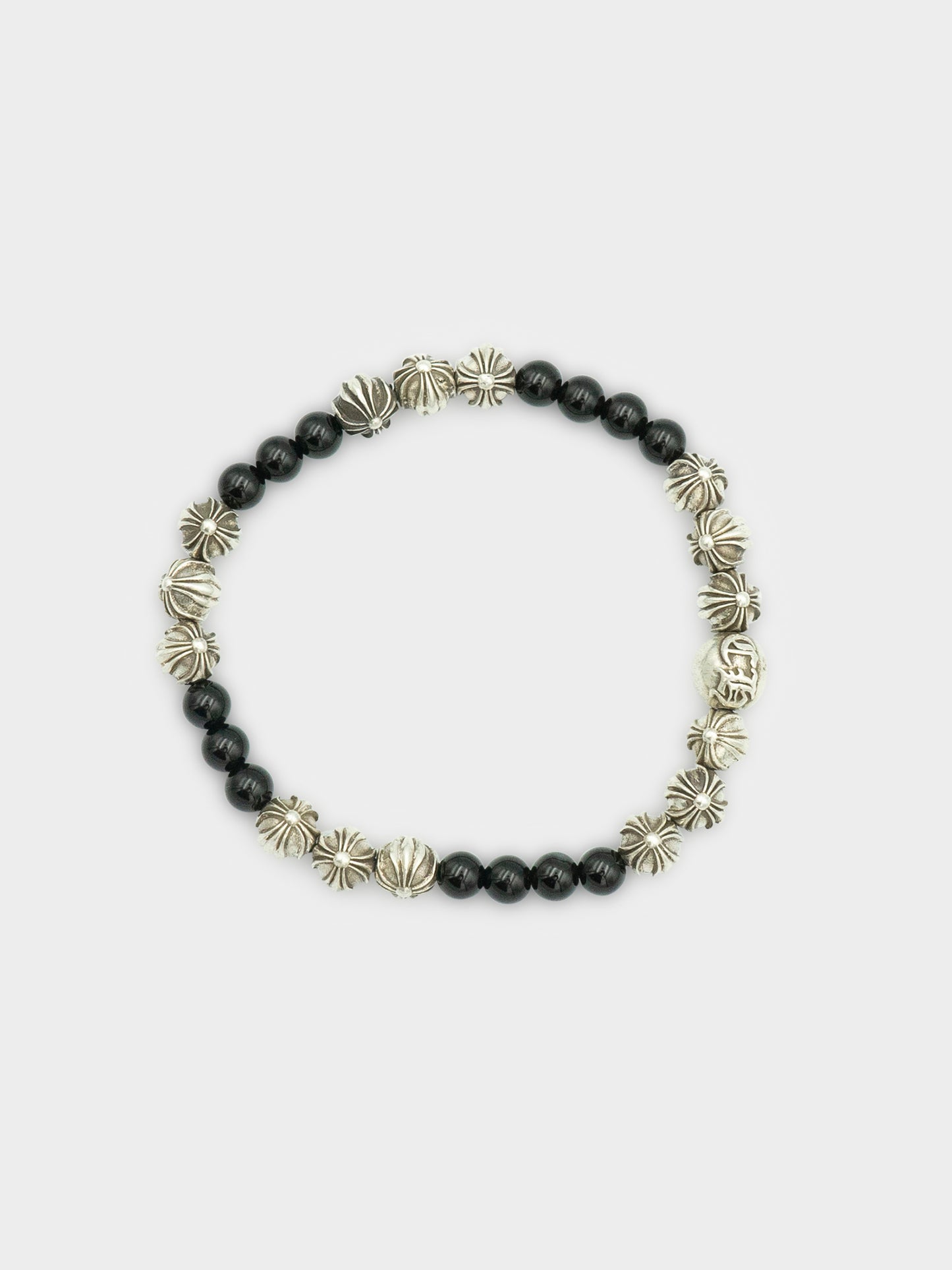 Black Bead Bracelet