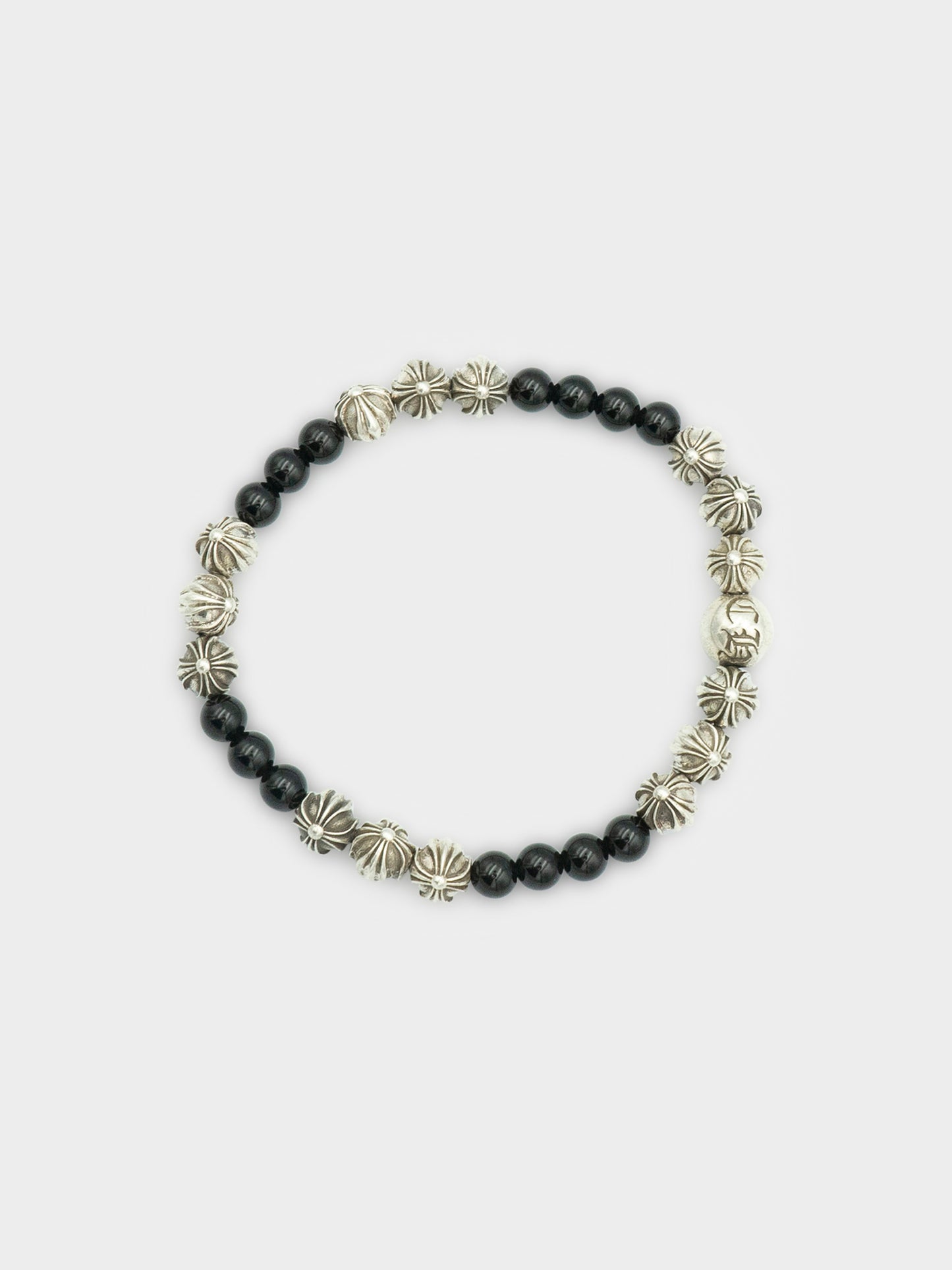 Black Bead Bracelet