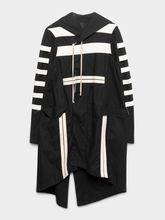 'Island' Runway Belted Parka