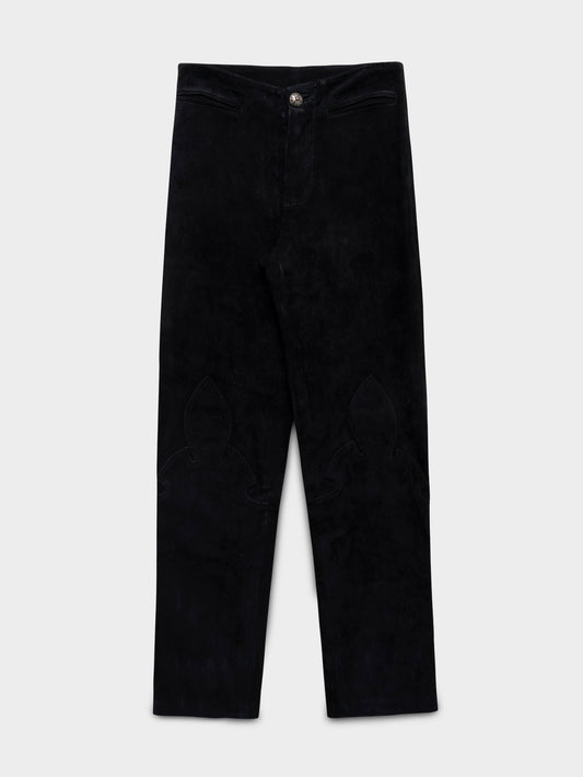 Suede Fleurknee Pants