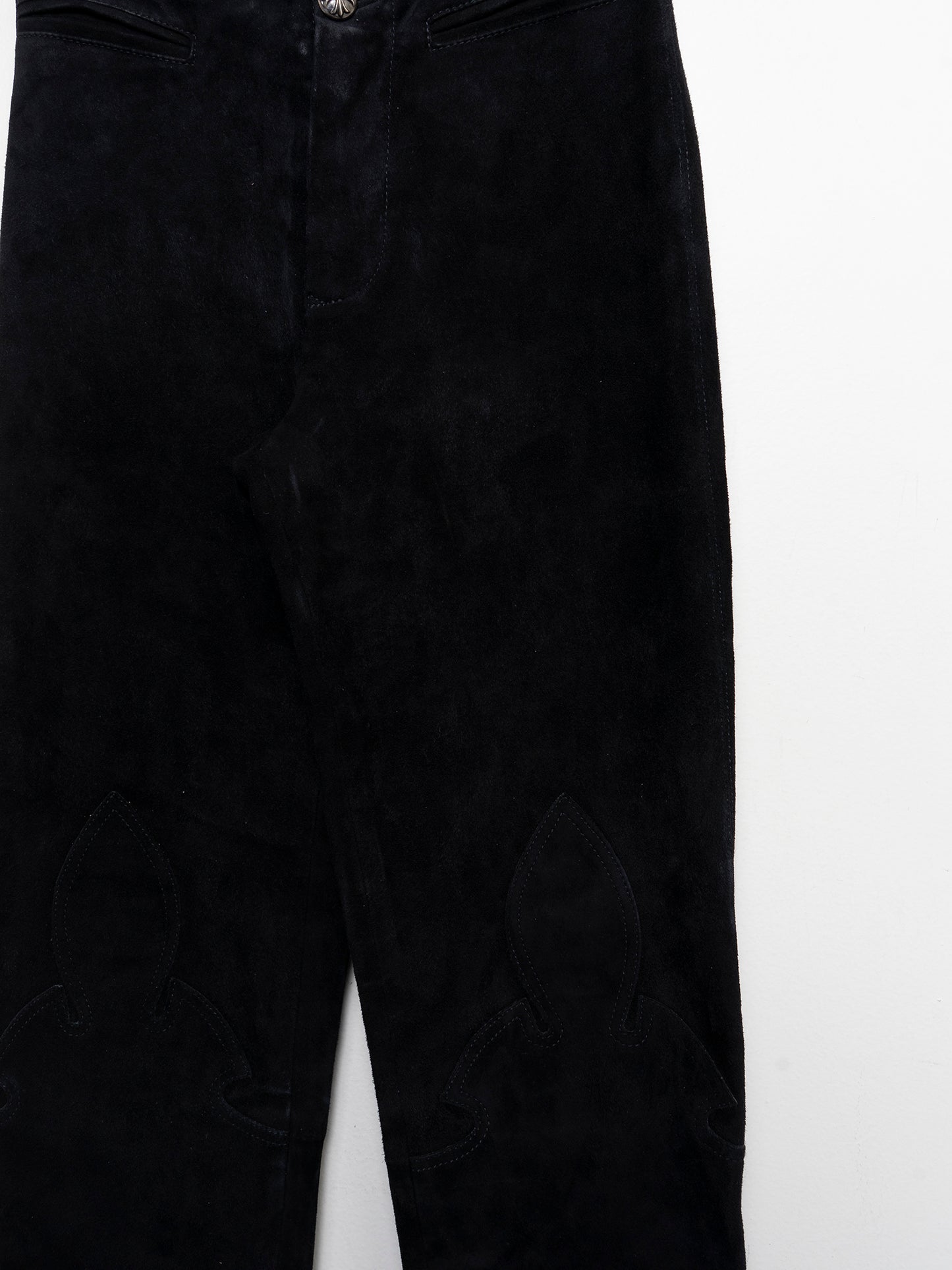 Suede Fleurknee Pants