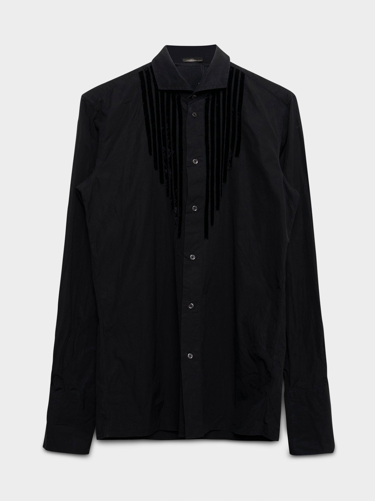 Velour Piping Shirt
